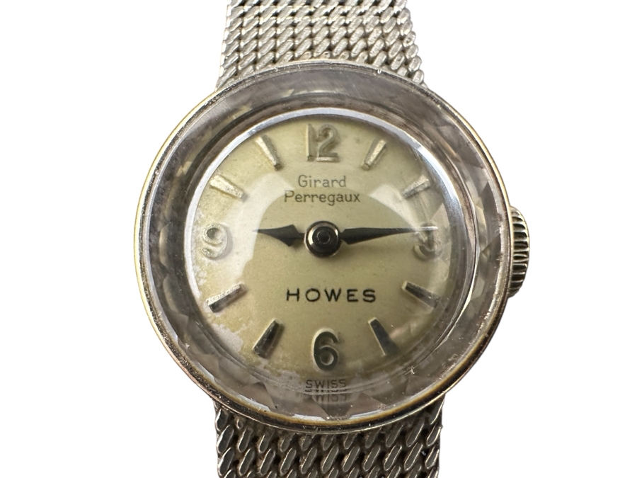14K Gold Girard Perregaux Howes Women's Wrist Watch With 10K Gold Filled Band [Photo 1]