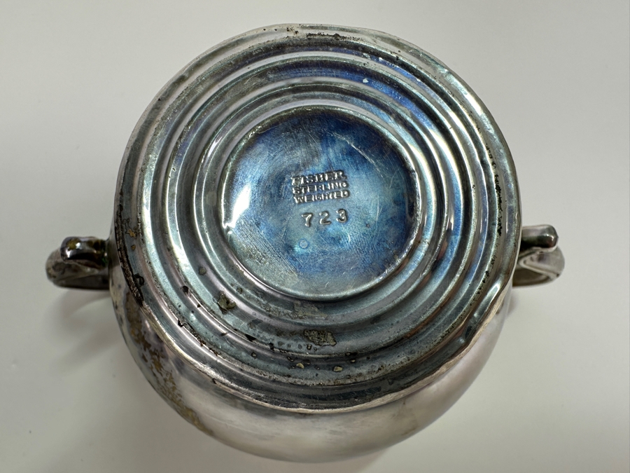 Fisher Weighted Sterling Silver Creamer and Sugar Set [Photo 6]