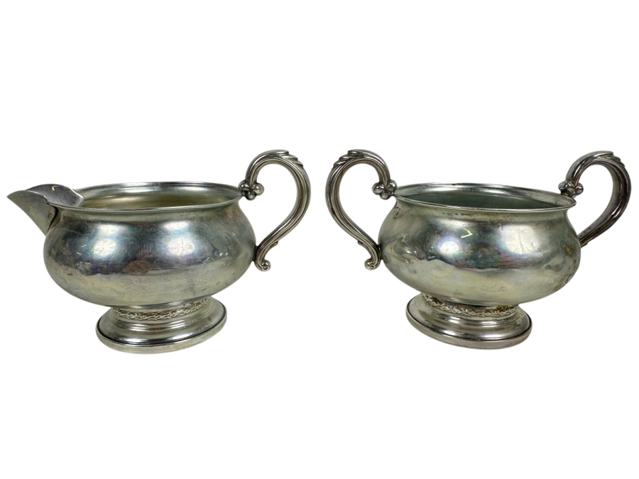 Fisher Weighted Sterling Silver Creamer and Sugar Set [Photo 1]