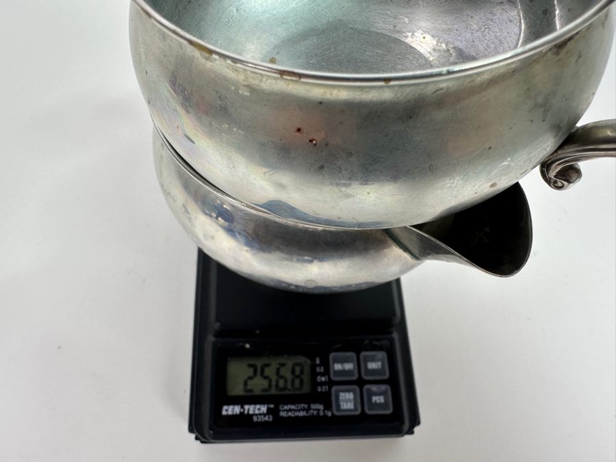 Fisher Weighted Sterling Silver Creamer and Sugar Set [Photo 7]