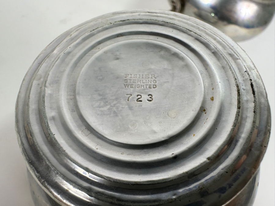 Fisher Weighted Sterling Silver Creamer and Sugar Set [Photo 5]
