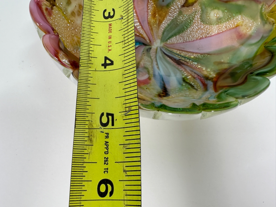 Italian Murano Art Glass Ashtray 6 x 5 x 2 [Photo 8]