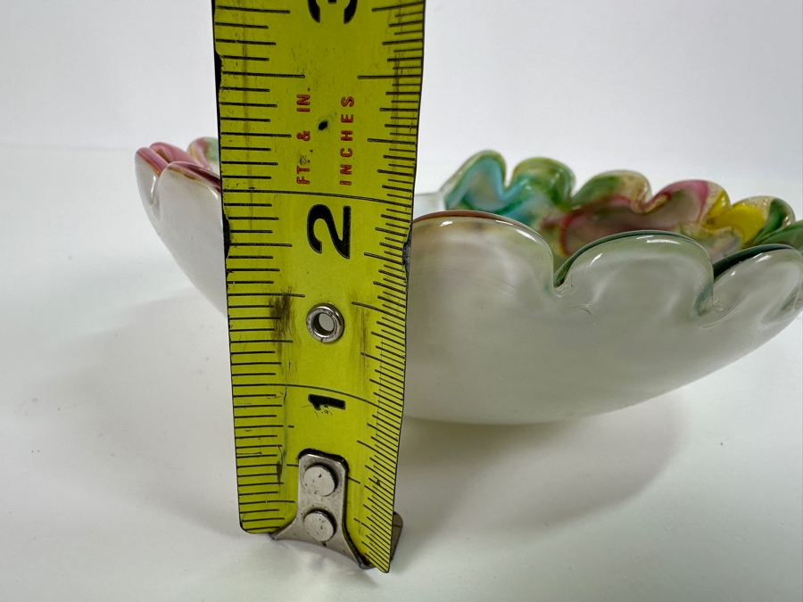 Italian Murano Art Glass Ashtray 6 x 5 x 2 [Photo 9]