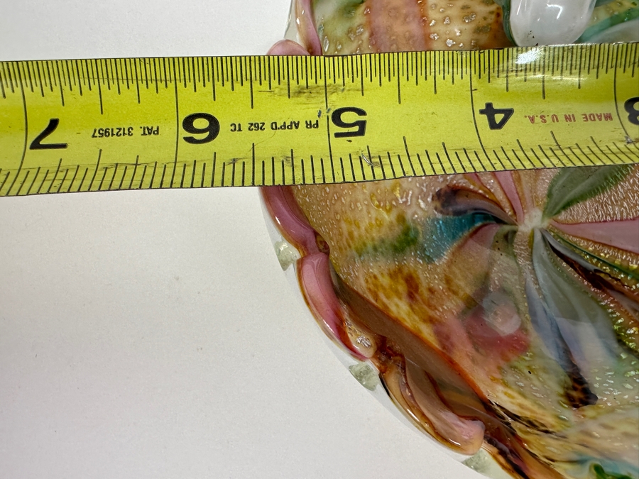 Italian Murano Art Glass Ashtray 6 x 5 x 2 [Photo 7]