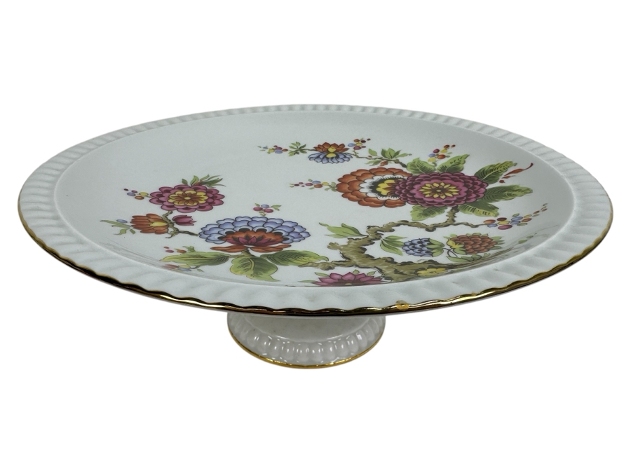Bareuther Waldsassen Floral Cake Platter 12' x 4' Bavaria Germany