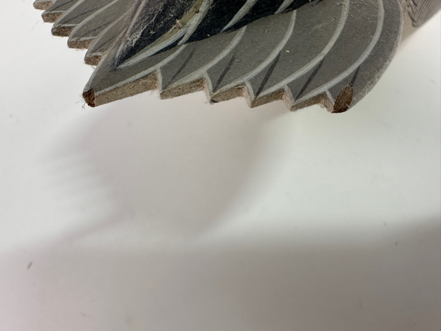 Frank C. Willis (1917-1997, American) 1972 Hand Painted And Signed Green Winged Teal Duck 12L [Photo 5]