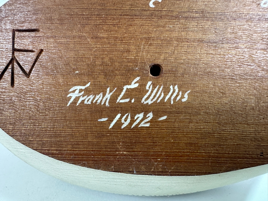 Frank C. Willis (1917-1997, American) 1972 Hand Painted And Signed Green Winged Teal Duck 12L [Photo 8]