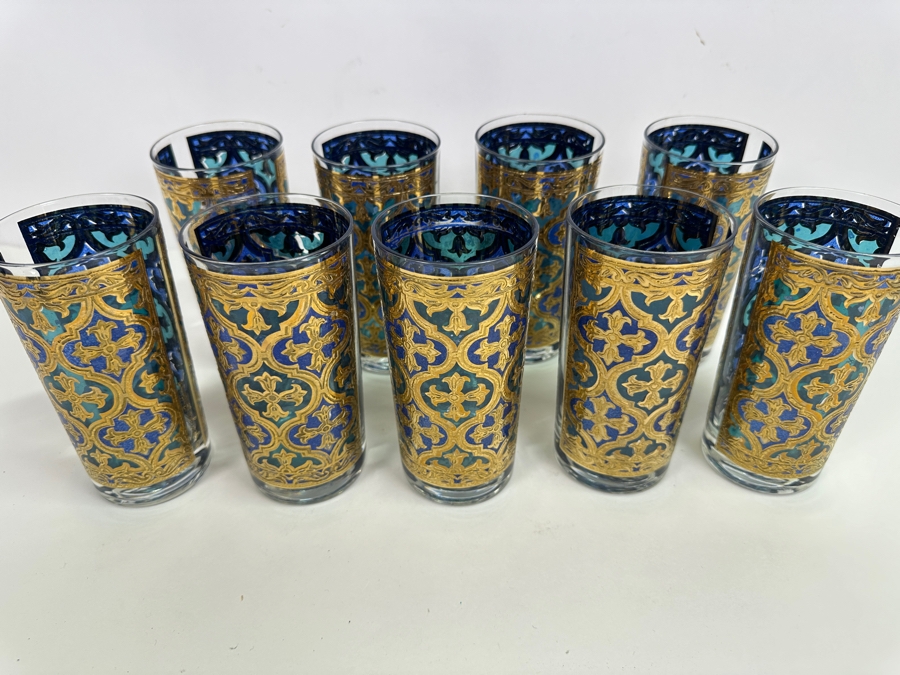 Set of (9) George Briard Firenze Highball Glasses [Photo 4]