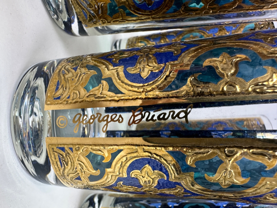 Set of (9) George Briard Firenze Highball Glasses [Photo 6]