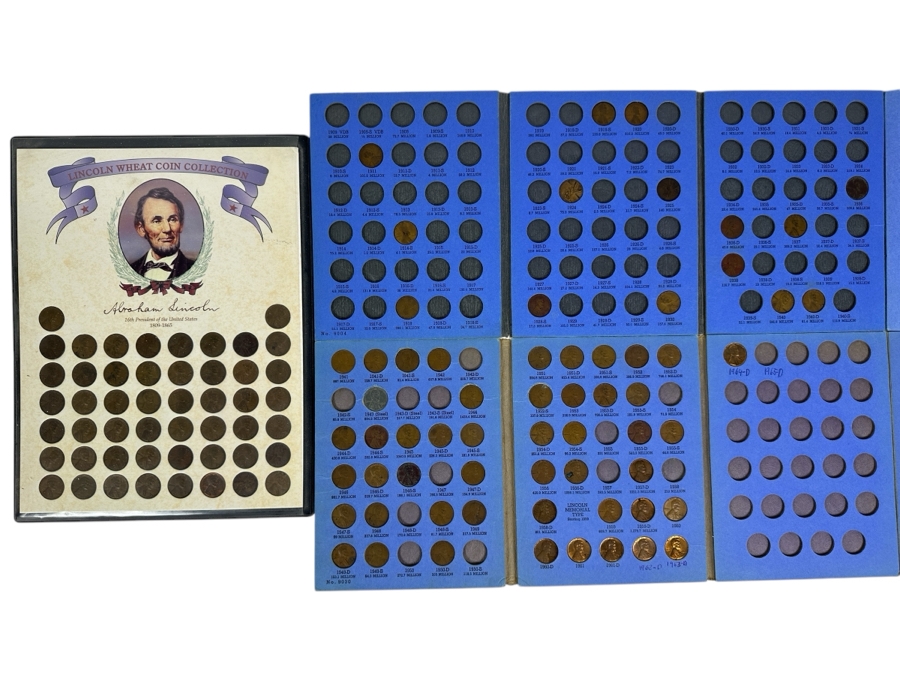 Lincoln Wheat Coin Collection & Lincoln Head Cents - See Photos