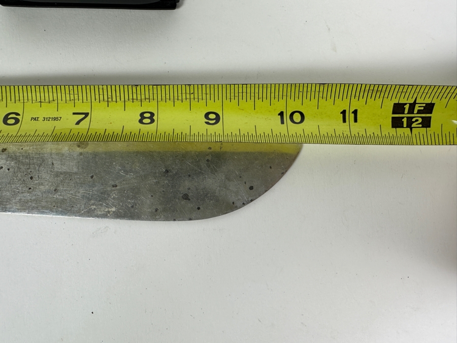 Vintage Carl Poul Petersen 'Blossom' Pattern Large Sterling Silver Cake Serving Knife 10.25L 112g [Photo 10]