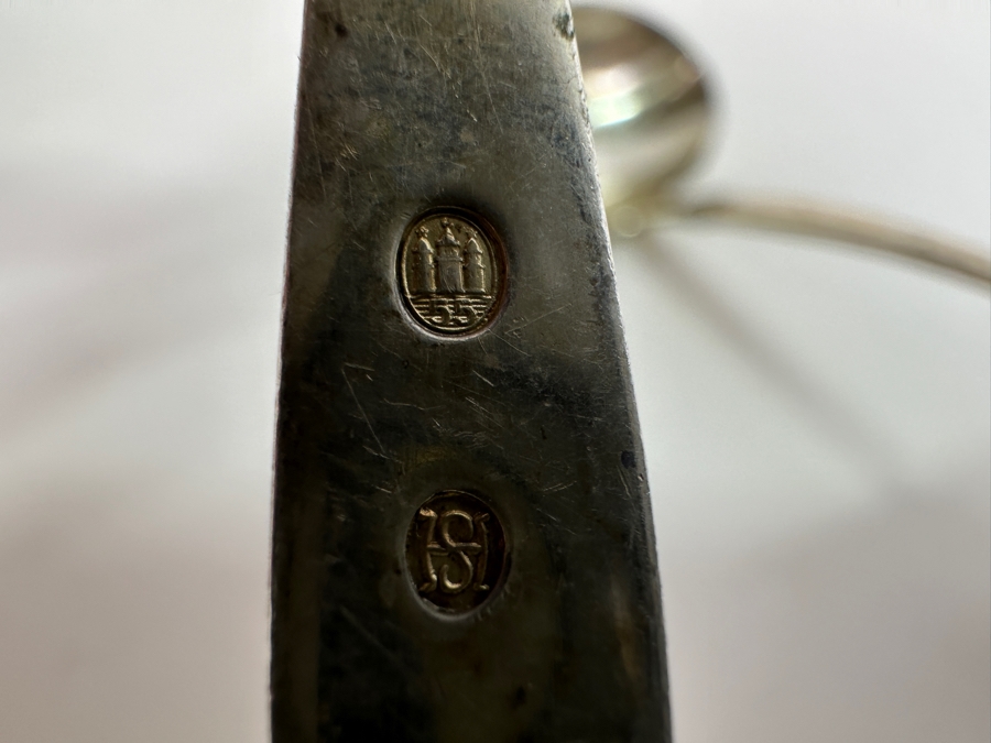 Vintage Mid-Century Modern W & S Sorensen Denmark Sterling Silver Serving Set 7L 112.1g [Photo 7]