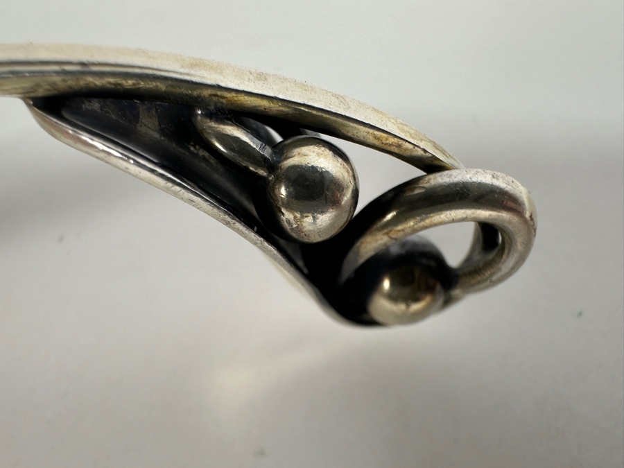 Vintage Mid-Century Modern W & S Sorensen Denmark Sterling Silver Serving Set 7L 112.1g [Photo 11]