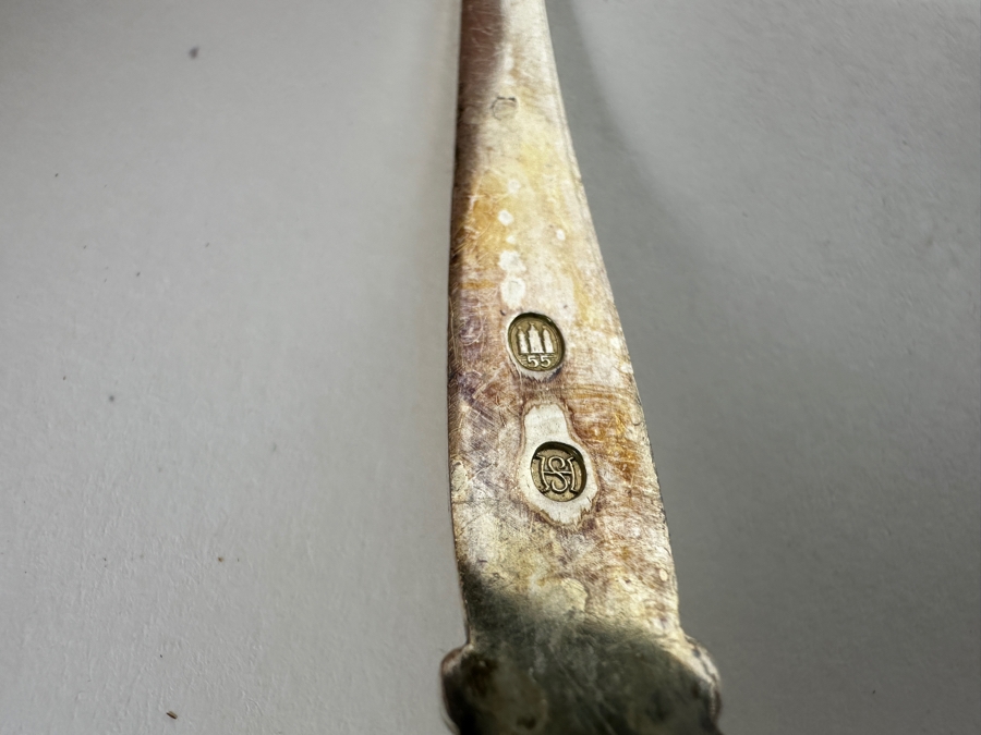 Vintage Mid-Century Modern W & S Sorensen Denmark Sterling Silver Serving Set 7L 112.1g [Photo 6]