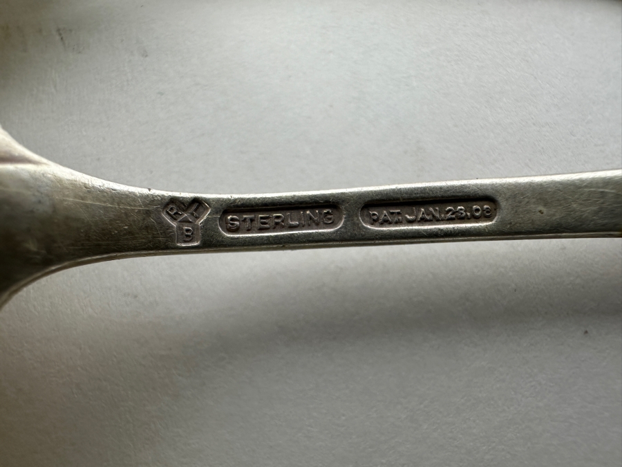 (5) Antique Sterling Silver Spoons 83.4g [Photo 6]