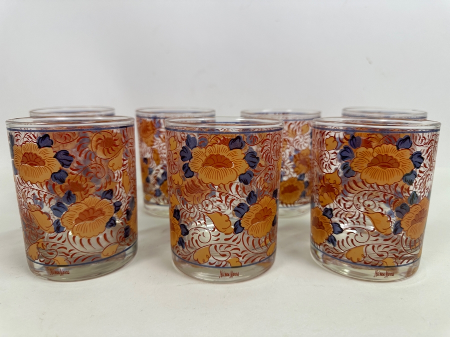 Just Added - (7) Vintage MCM Neiman Marcus Barware Glasses 4H [Photo 5]