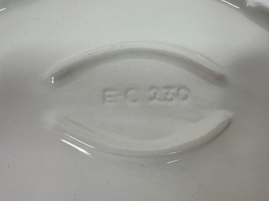 Just Added - Vintage El Camino Products USA White Turkey Platter 18W X 14H [Photo 6]