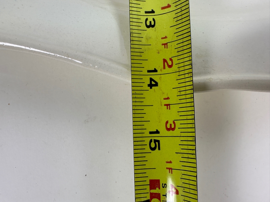 Just Added - Vintage El Camino Products USA White Turkey Platter 18W X 14H [Photo 8]