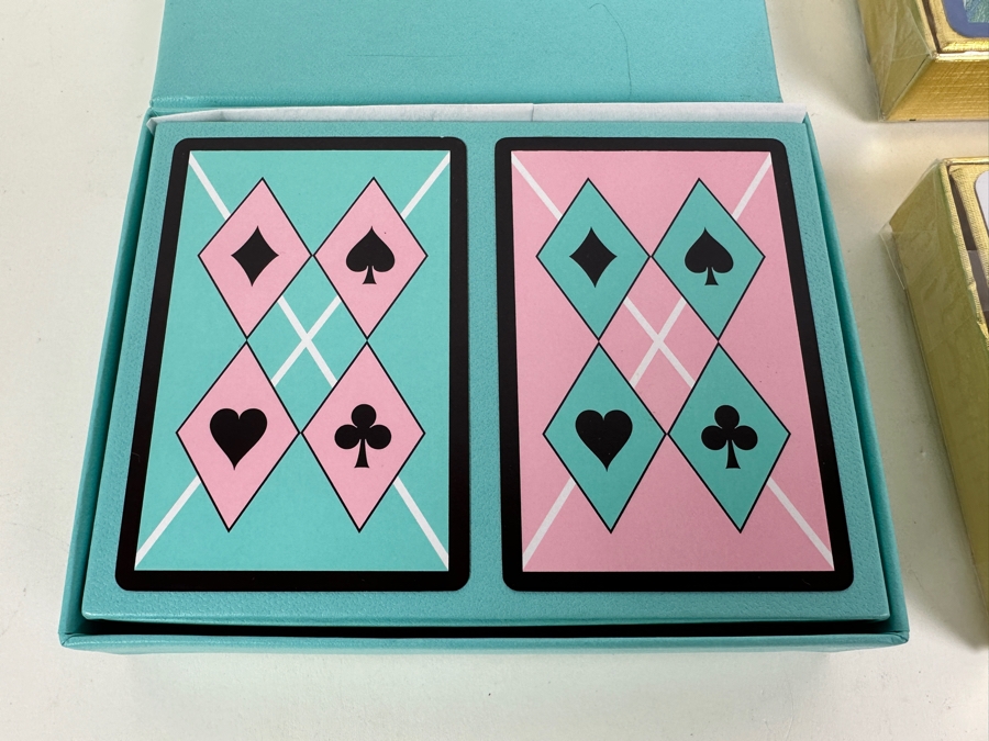 Just Added - (1) Tiffany & Co. Playing Cards, (1) Sealed Vincent Van Gogh Double Pack Playing Cards & (1) Sealed Piatnik Alphonse Mucha Double Pack Playing Cards [Photo 5]