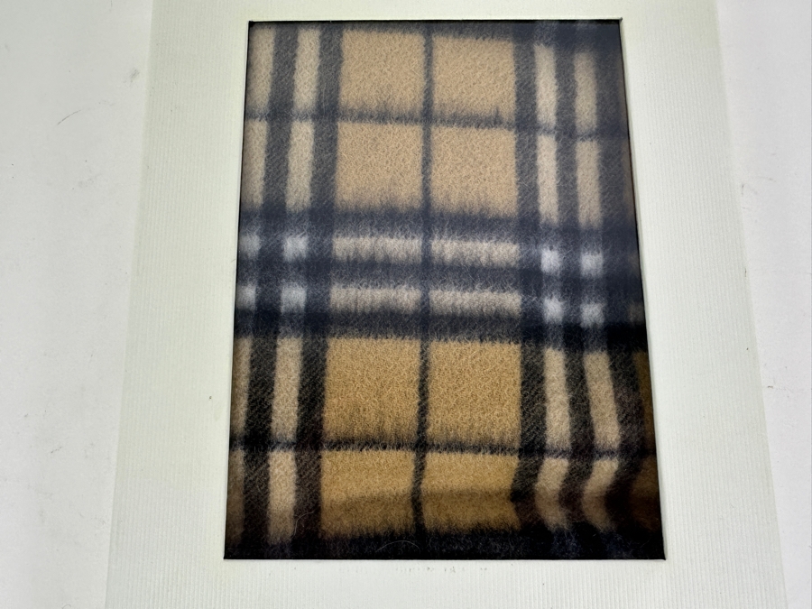 Just Added - New Enzo Mantovani 100% Cashmere Scarf Burberry Brown Plaid [Photo 2]