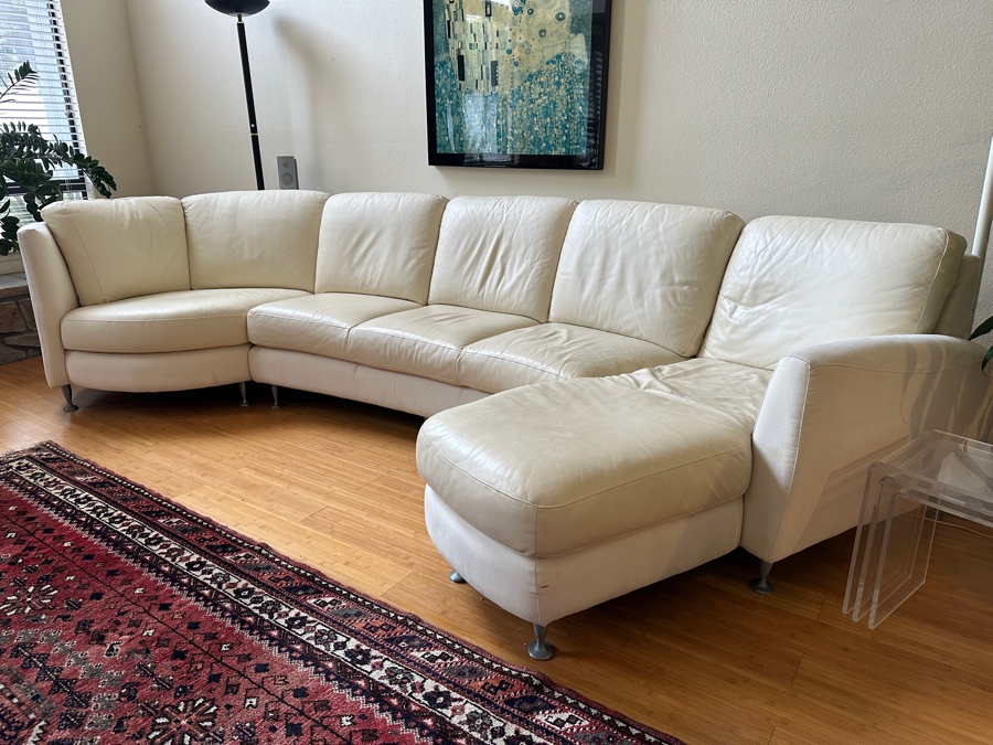 Just Added - Leather 3-Piece Sectional Sofa 152W X 67D X 33H [Photo 4]