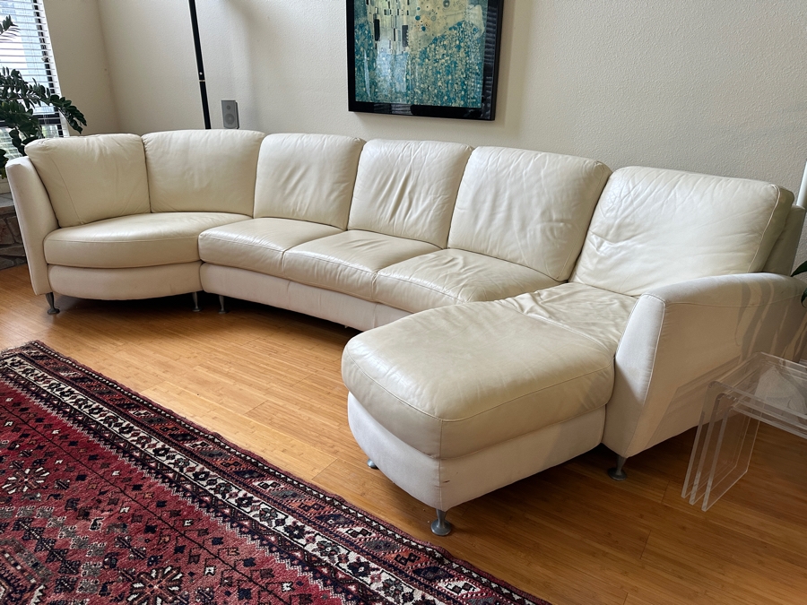 Just Added - Leather 3-Piece Sectional Sofa 152W X 67D X 33H [Photo 5]