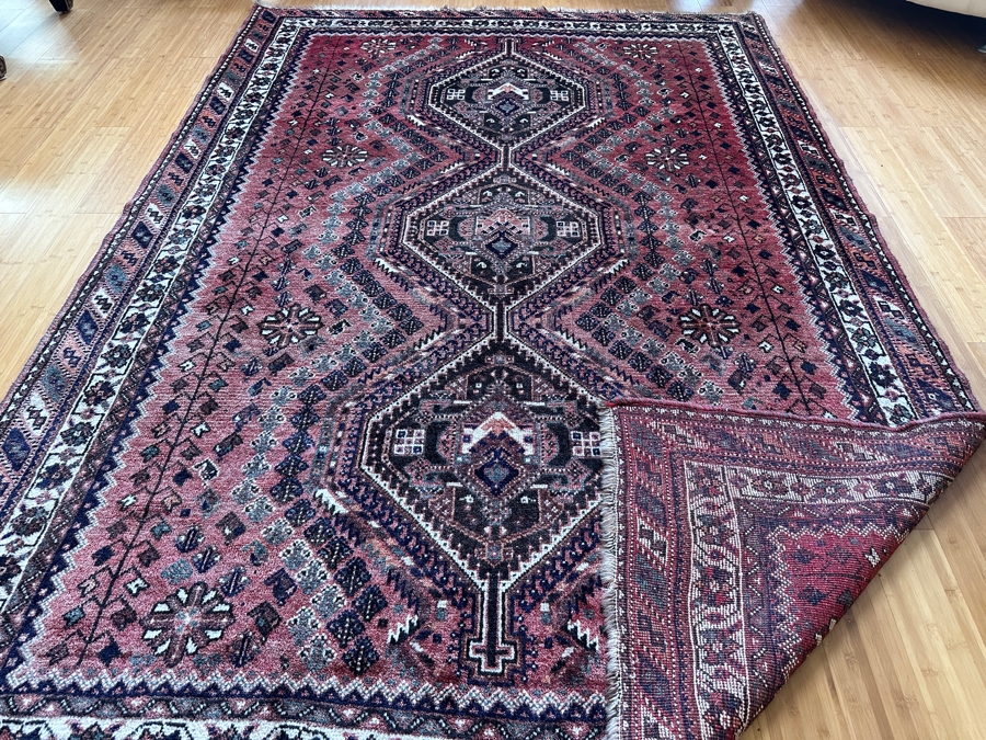 Just Added - Vintage Hand Knotted Wool Persian Area Rug 81 x 114 [Photo 6]