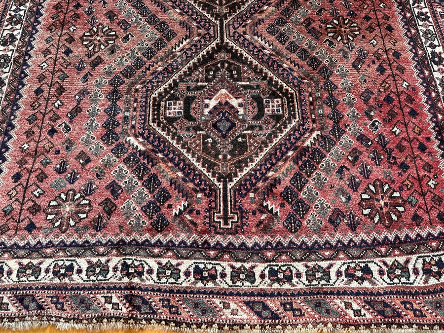 Just Added - Vintage Hand Knotted Wool Persian Area Rug 81 x 114 [Photo 3]