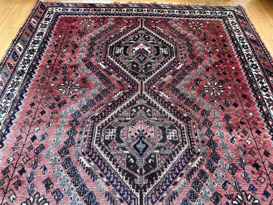 Just Added - Vintage Hand Knotted Wool Persian Area Rug 81 x 114 [Photo 5]