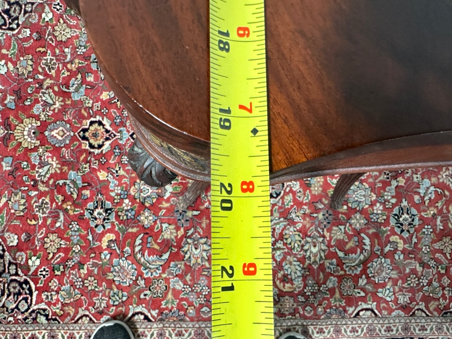 Just Added - Vintage Wooden Two Tier Side Table 20 x 20 x 25 [Photo 7]