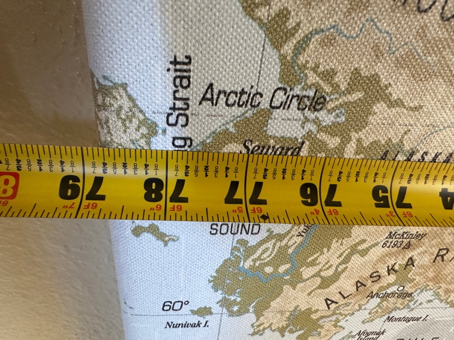 Just Added - Large Canvas Print Map Of The World 79W X 55.5H [Photo 2]