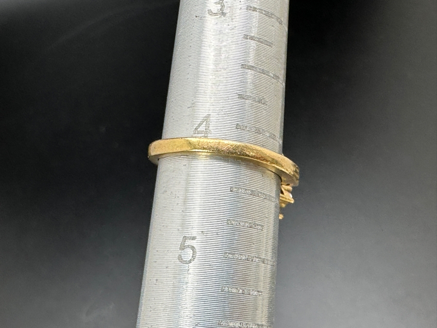 14K Gold Sapphire / Diamond Ring 6X4 Sapphire Accented With 12 Diamonds H-1 / SI2-I1 Size 4.25 3.6g Retail Value $1,000 [Photo 8]