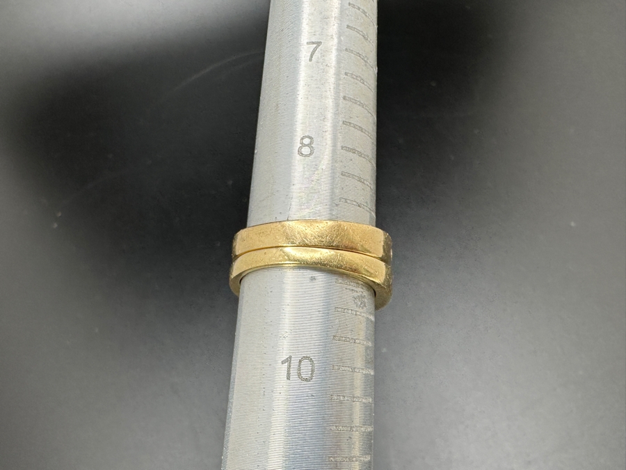 14K Gold Diamond Bridal Duo Ring Set With 1/2 Ct Round Brilliant Diamond SI2 G-H Color Accented With 13 .10Ct Diamonds Size 9 14.4g Retail Value $10,000-$12,000 [Photo 12]