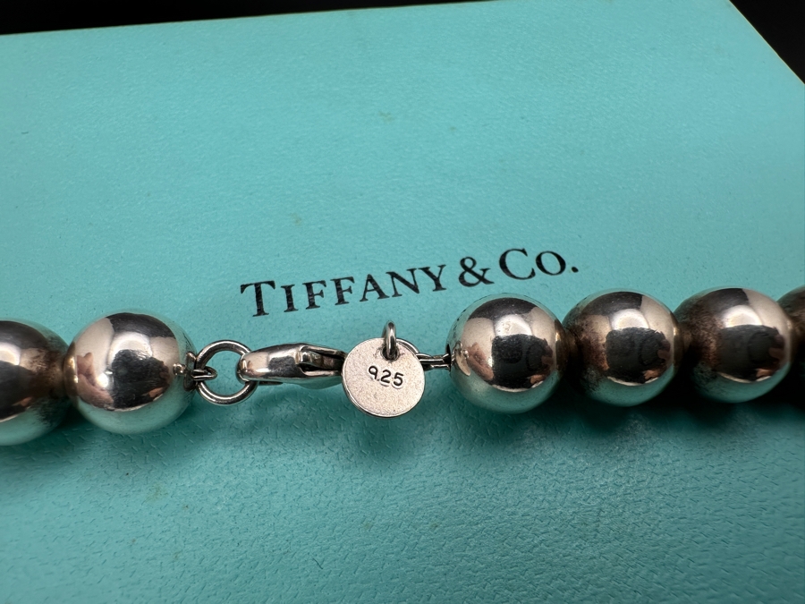 Tiffany & Co. Sterling Silver HardWear Bead Ball 18' Necklace 45.9g [Photo 5]