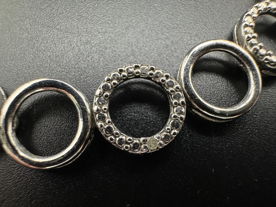 Sterling Silver 8' Bracelet 11.8g [Photo 3]