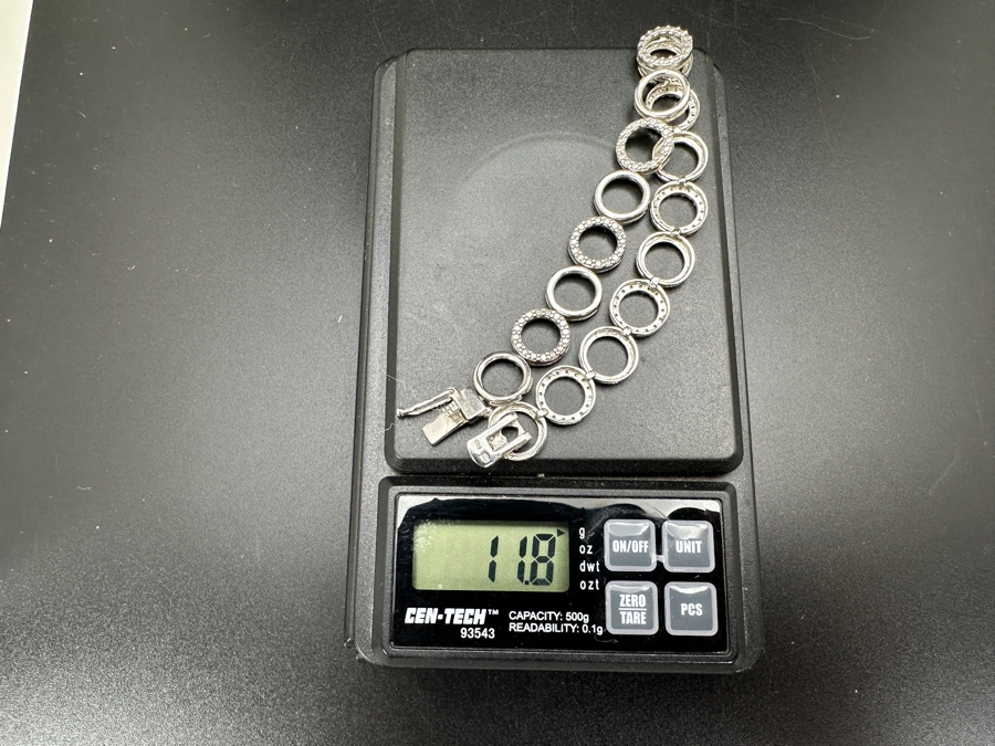 Sterling Silver 8' Bracelet 11.8g [Photo 8]