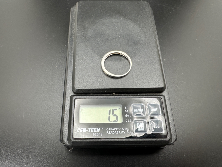 Sterling Silver CZ Ring Size 8.5 1.5g [Photo 6]