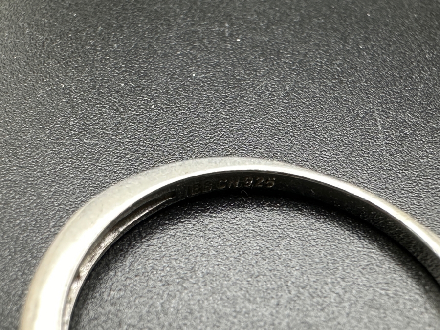 Sterling Silver CZ Ring Size 8.5 1.5g [Photo 4]