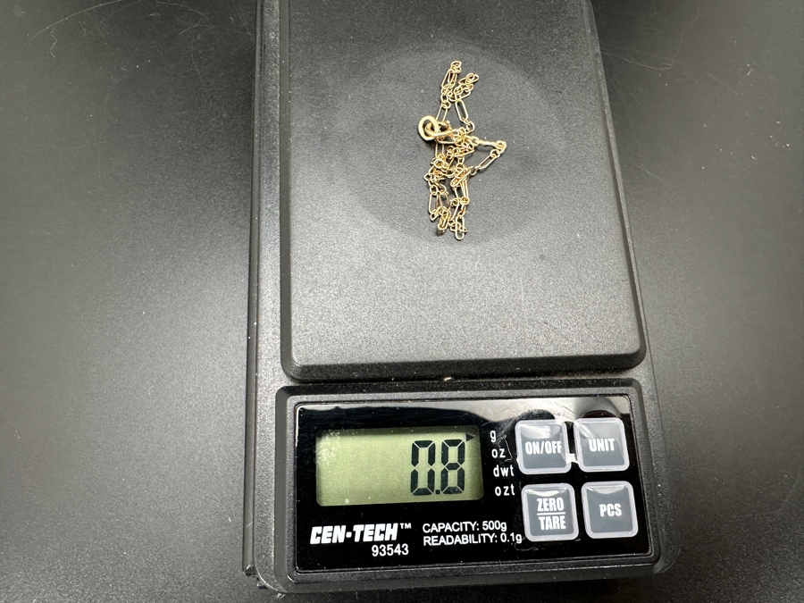 14K Gold 9' Bracelet 0.8g [Photo 5]