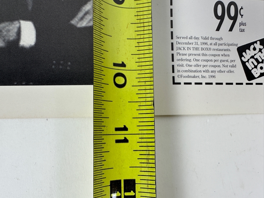 Tony Gwynn & Ken Caminiti Autographed Keep The Faith Padres Sign The San Diego Union Tribune With Jack In The Box Ad On Back 1996 14 X 10 [Photo 6]