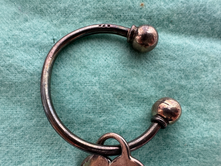 Tiffany & Co. Sterling Silver Return To Tiffany Keychain 12.7g [Photo 3]