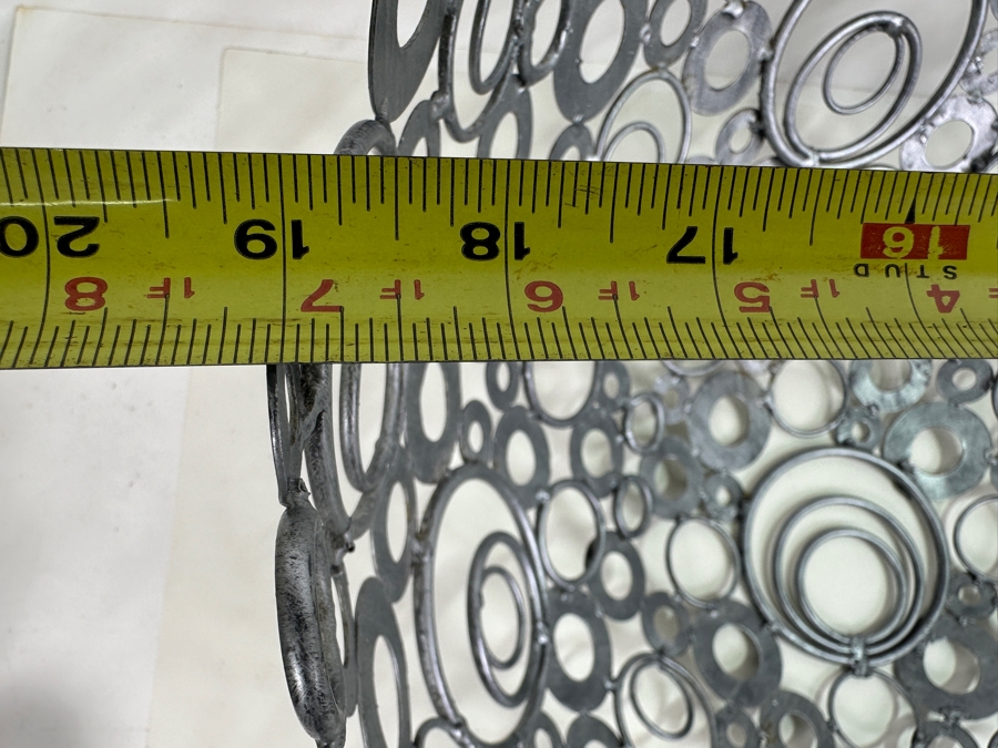 Large Welded Circles Centerpiece Bowl 19W X 9H [Photo 6]