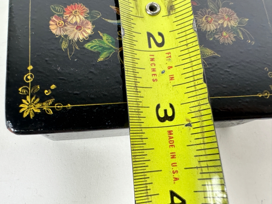 (3) Vintage Hand Painted Russian Wooden Lacquer Boxes [Photo 17]