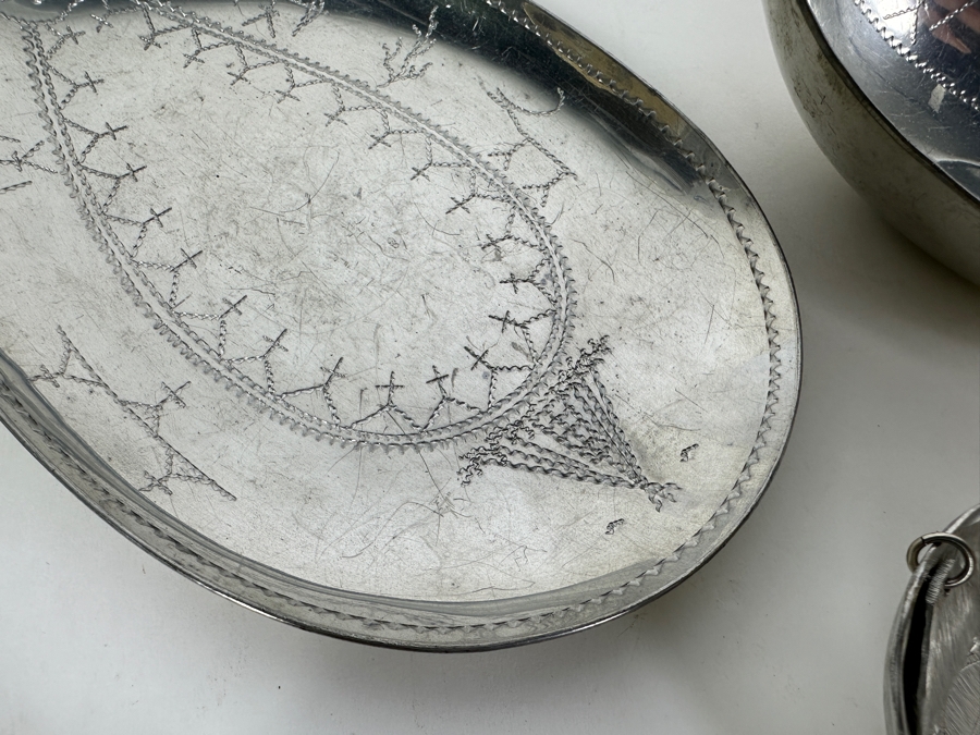 Collection Of Vintage Swedish Pewter Pieces Jokkmokks-Tenn [Photo 3]