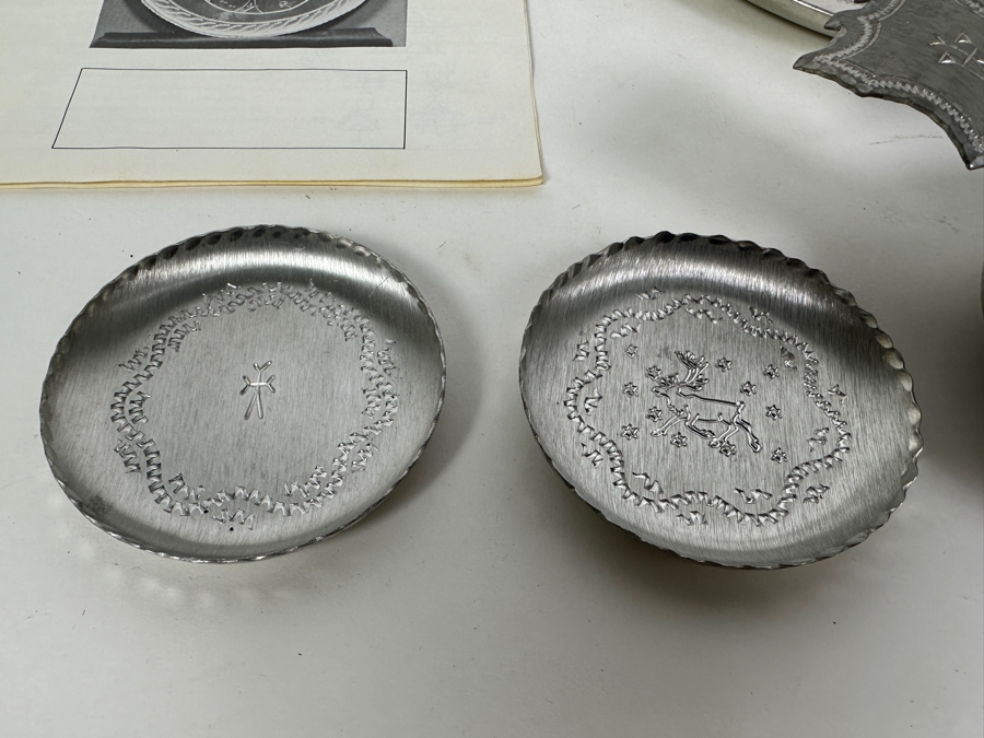 Collection Of Vintage Swedish Pewter Pieces Jokkmokks-Tenn [Photo 9]