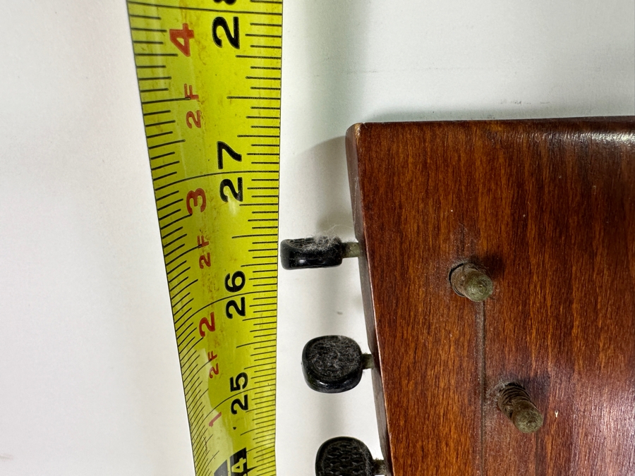 Vintage Cold War Era Russian Balalaika Musical Instrument With Inlaid Sputnik Satellite 27.5L [Photo 9]