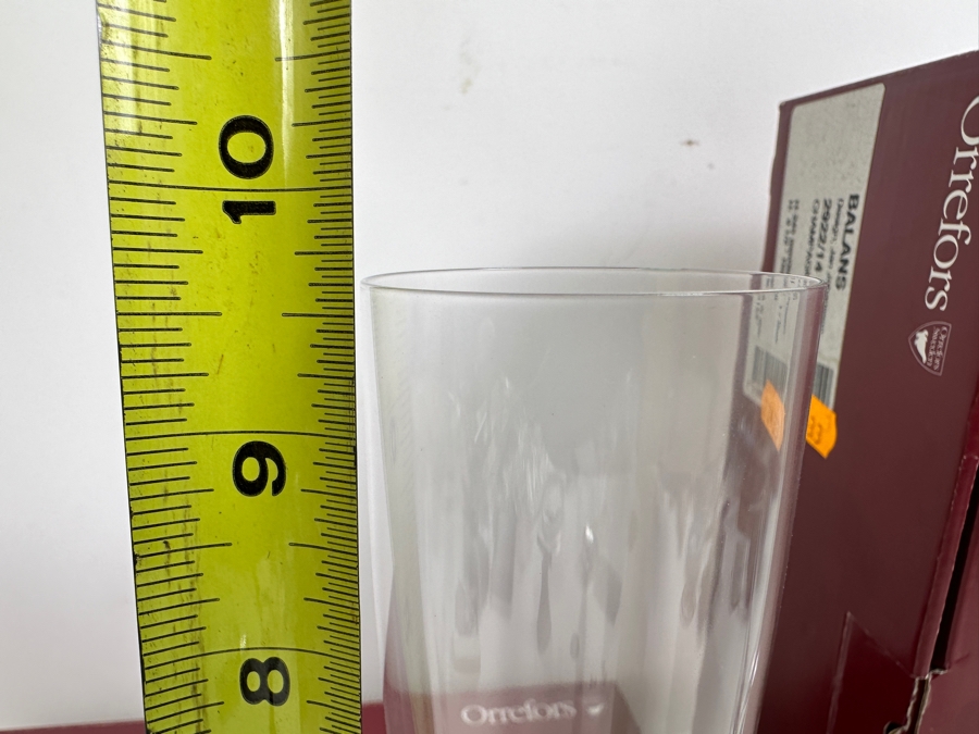 Pair Of Swedish Orrefors Jan Johansson Balans Champagne Flutes [Photo 3]