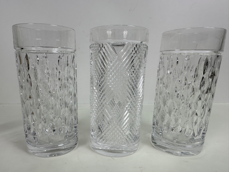 Set Of Three Ralph Lauren Aston Highball Glasses 6.25H [Photo 2]