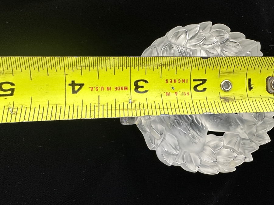 Lalique France Pax Dove In Wreath 3.25H [Photo 7]