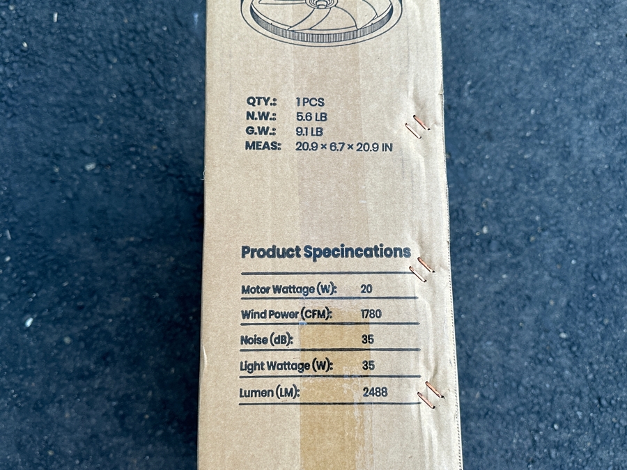 New Ceiling Fan With Lights Model CFL-1127 [Photo 3]